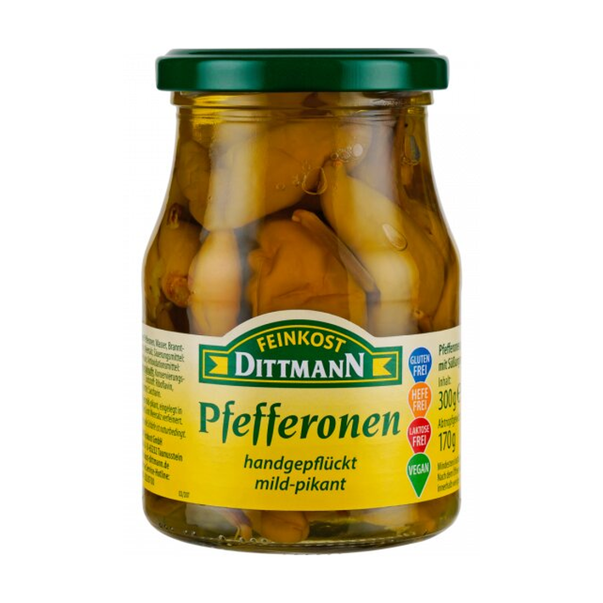 Feinkost Dittmann перчики мягкий пикантный 300g