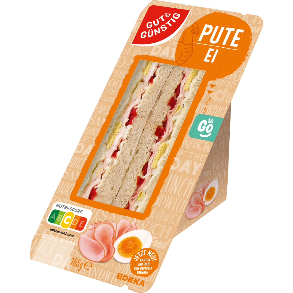 GUT&GÜNSTIG Сэндвич индейка 185g