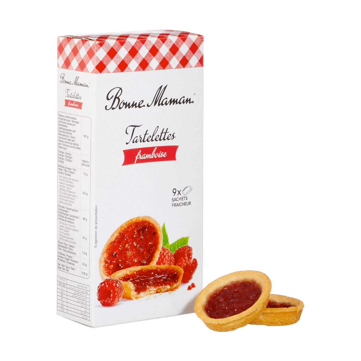 Bonne Maman Tartelettes framboises 135g