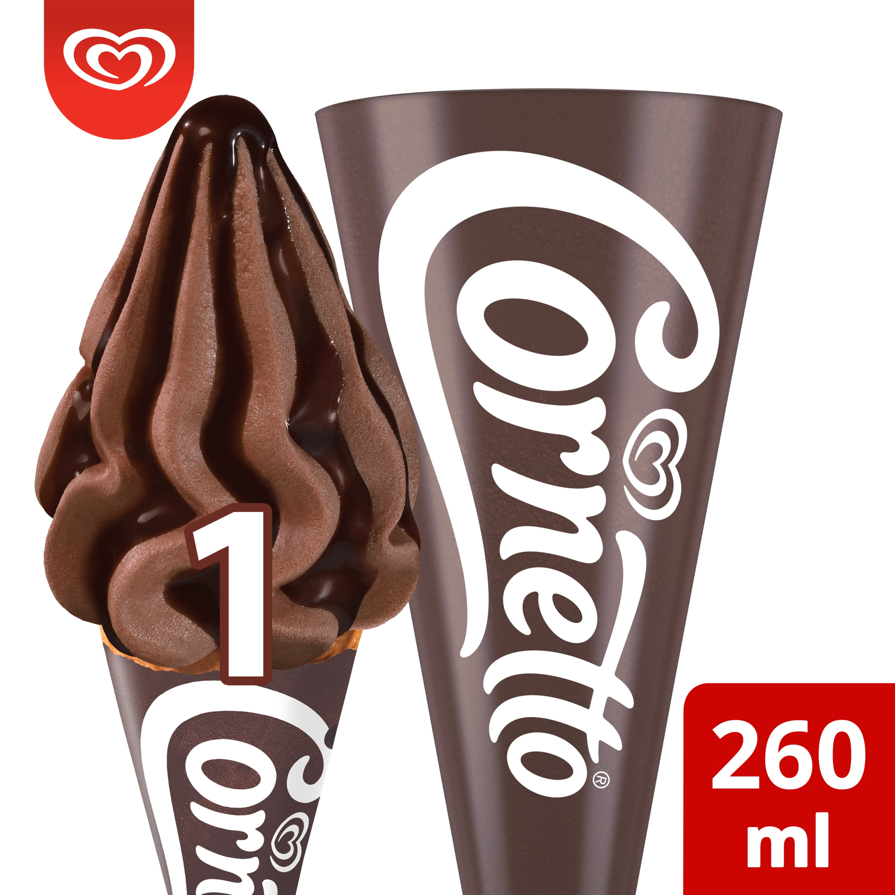 Langnese Cornetto King Cone Choco 260ml