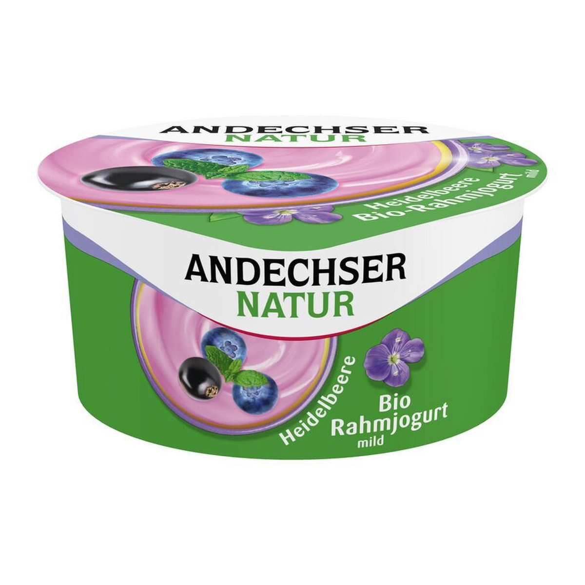 Bio Andechser Natur Rahmjoghurt Heidelbeere-Cassis 10%150g