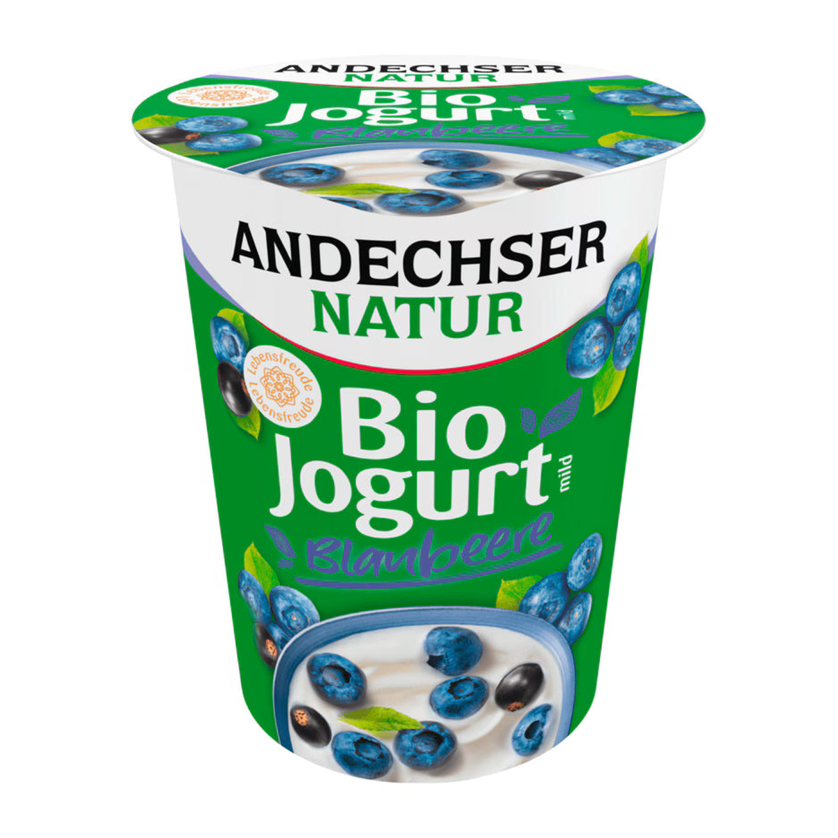 Bio Andechser Natur Joghurt mild Blaubeere-Cassis 3,8% 400g