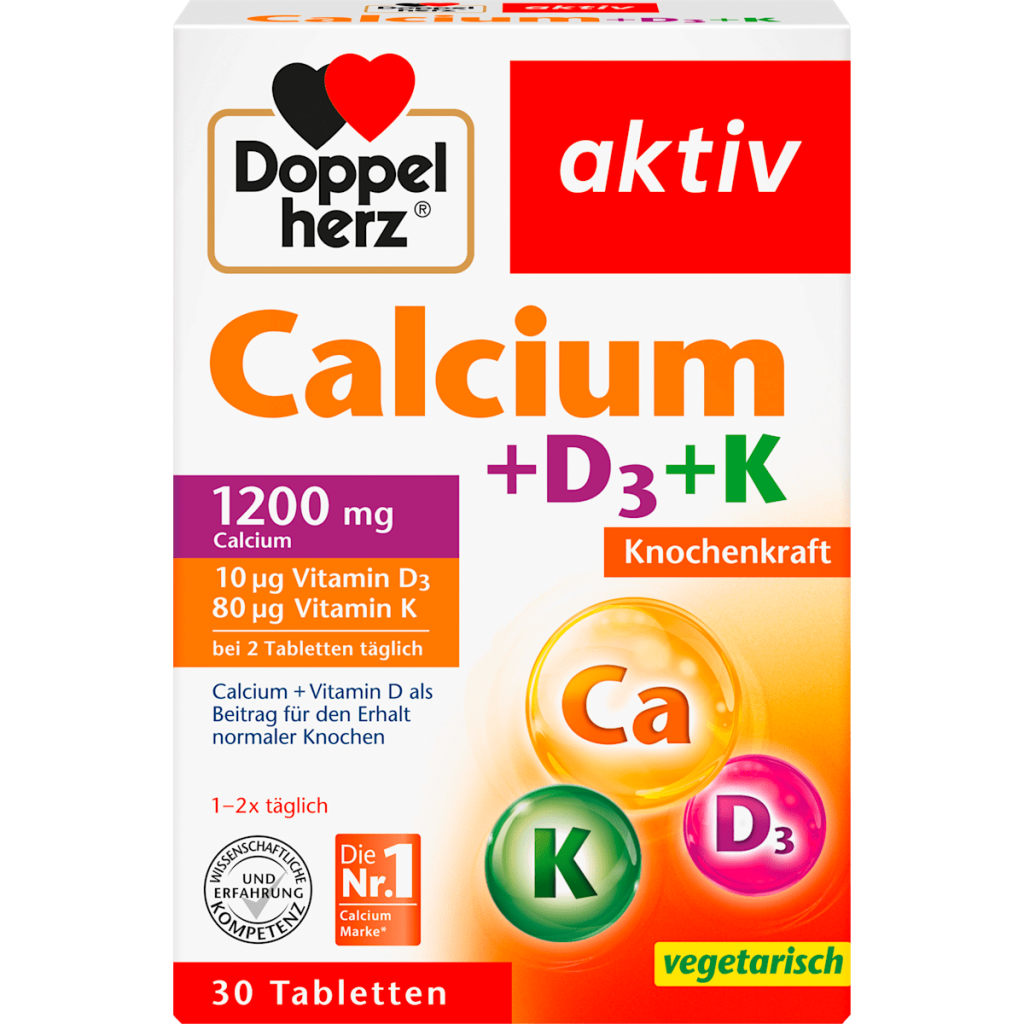 Doppelherz Calcium+Vitamin D3 30Tabletten 59,1g