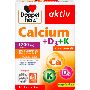 Doppelherz Calcium+Vitamin D3 30Tabletten 59,1g