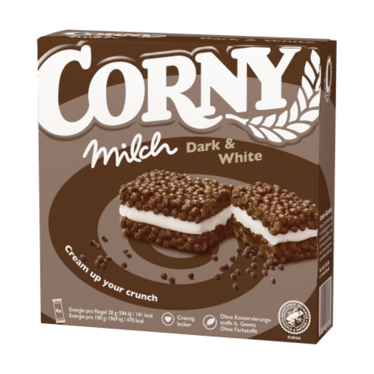 Corny Milch Dark&White 4ST 120g