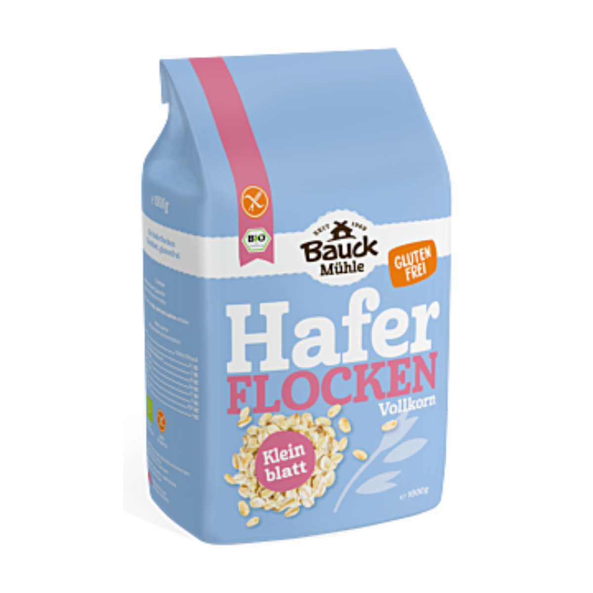 Bio Bauck Mühle Haferflocken Kleinblatt glutenfrei 475g