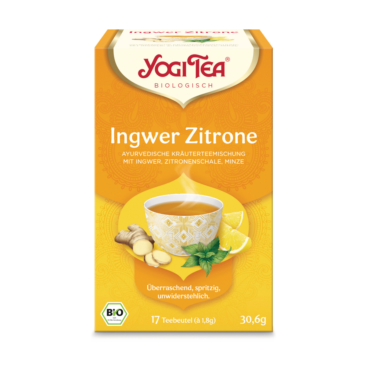Bio Yogi Tea Ingwer Zitrone 17ST 30,6g
