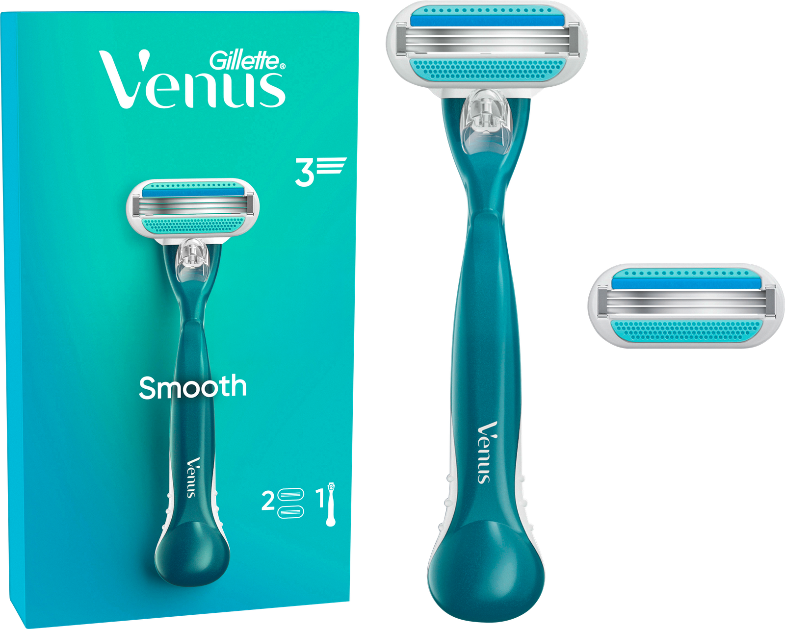 Venus Rasierer Smooth mit 2 Klingen