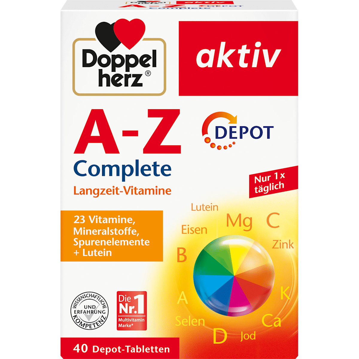 Doppelherz A-Z Depot Langzeit-Vitamine 40Tabletten 59,6g