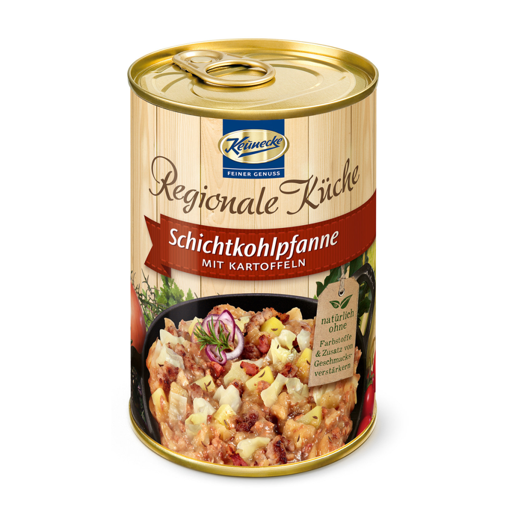 Keunecke Schichtkohlpfanne&Kartoffeln 400g