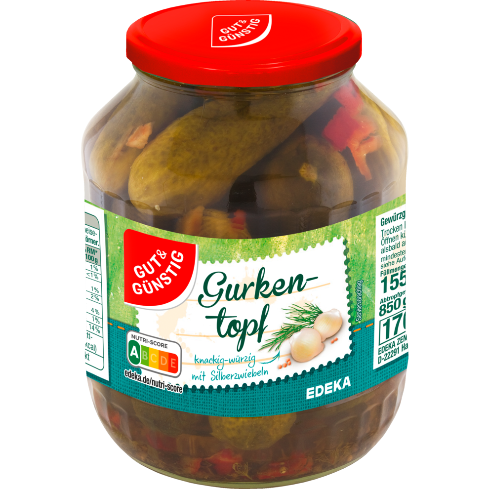 GUT&GÜNSTIG Gurkentopf 1550g