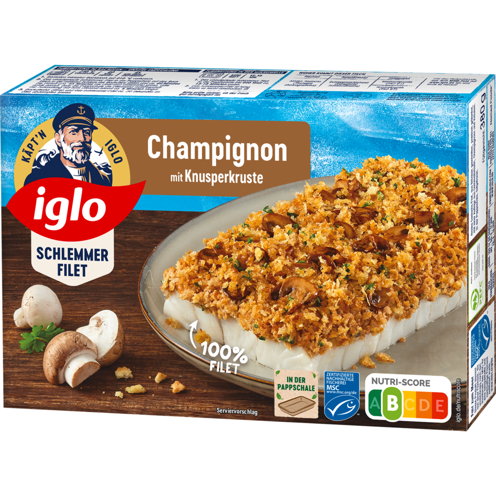 MSC Iglo Schlemmer-Filet Champignons 380g