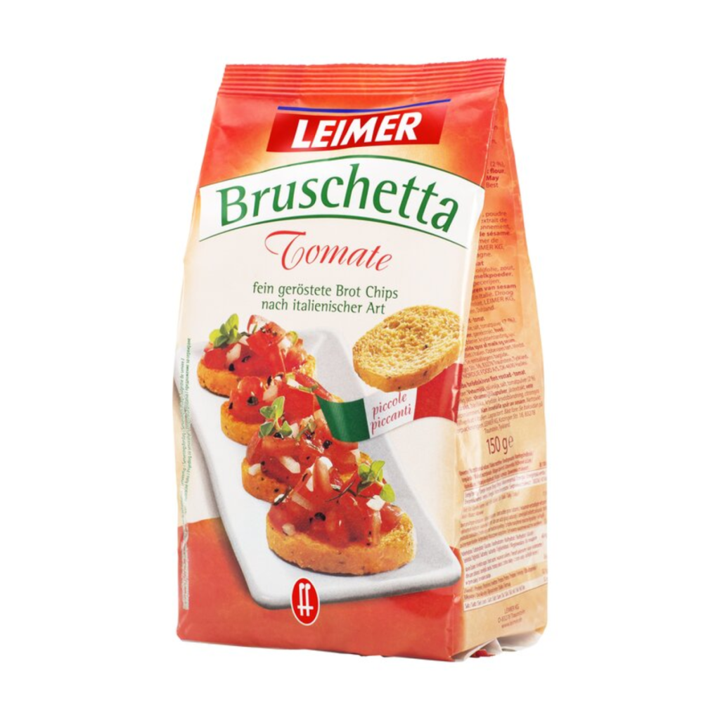 Leimer Bruschetta Brot Chips Tomate 150g