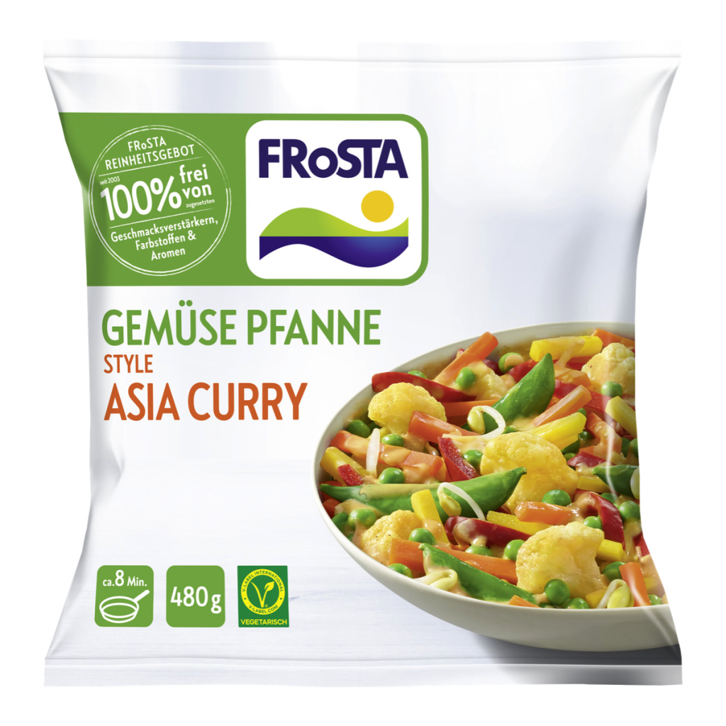 Frosta Gemüsepfanne Style Asia Curry 480g