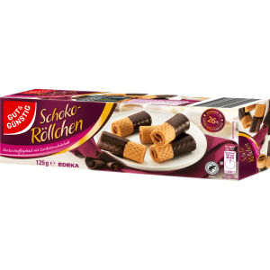 GUT&GÜNSTIG Schoko Röllchen Zartbitter 125g