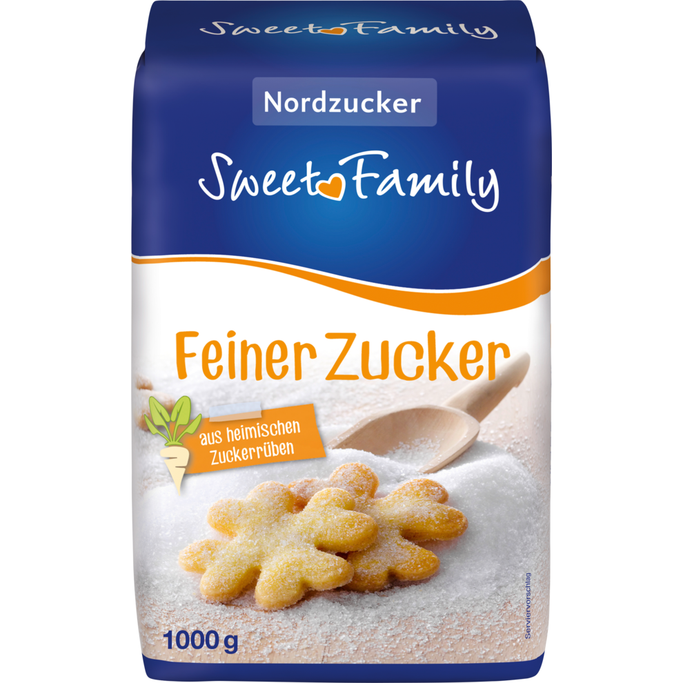 Sweet Family Nordzucker Feiner Zucker 1kg