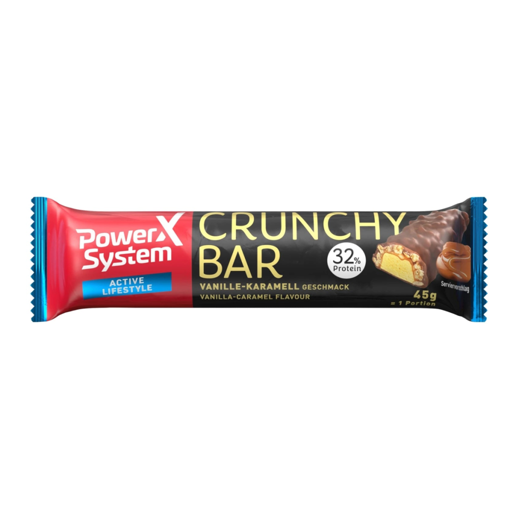 Power System Active Lifestyle Crunchy Bar Vanille-Karamell 45g