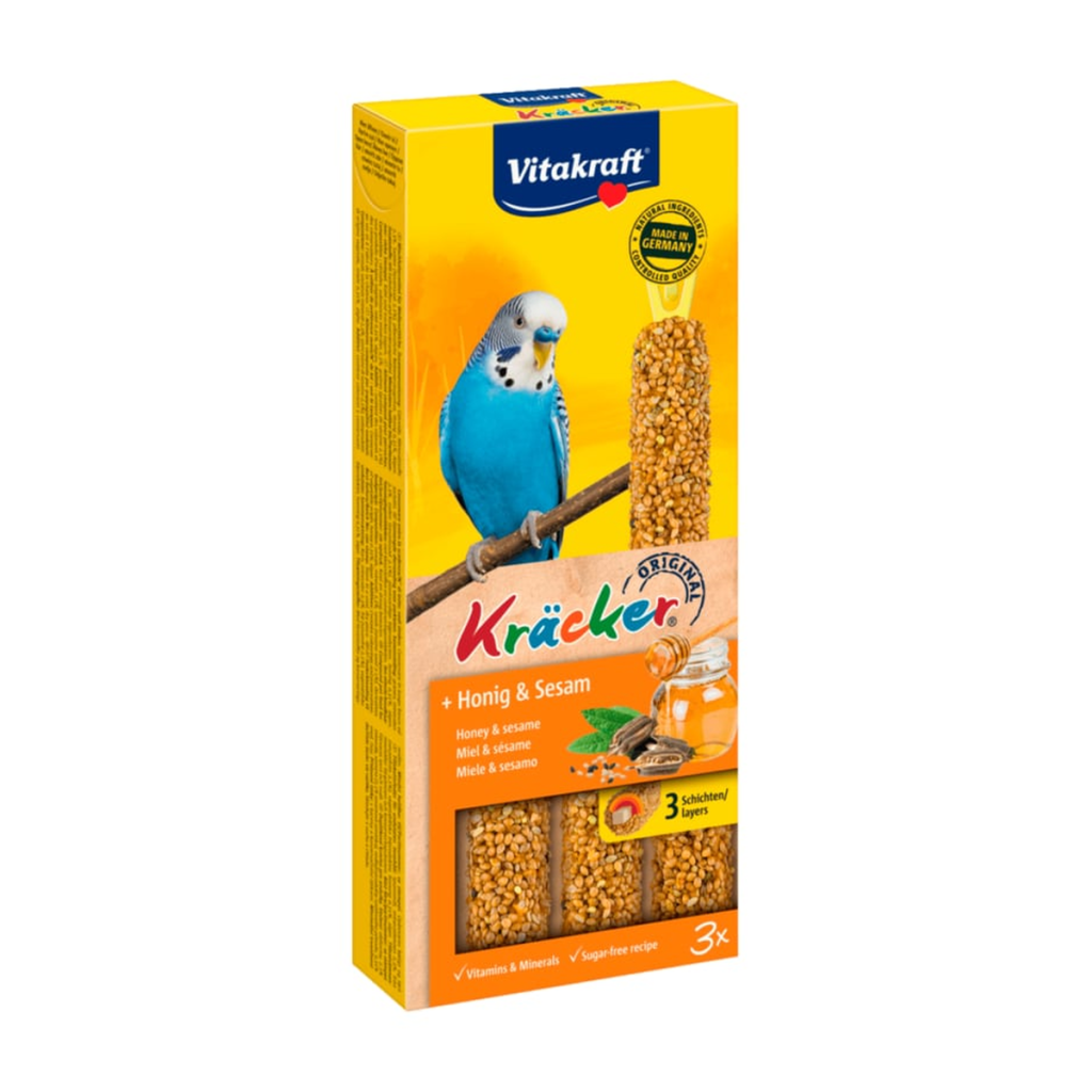 Vitakraft Kräcker Honig-Sesam für Sittiche 2x30g