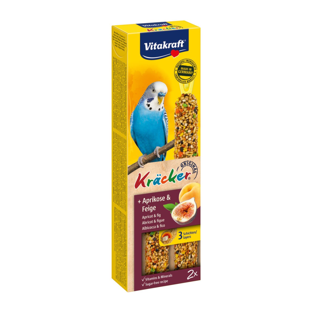 Vitakraft Kräcker Aprikose-Feige für Sittiche 2x30g
