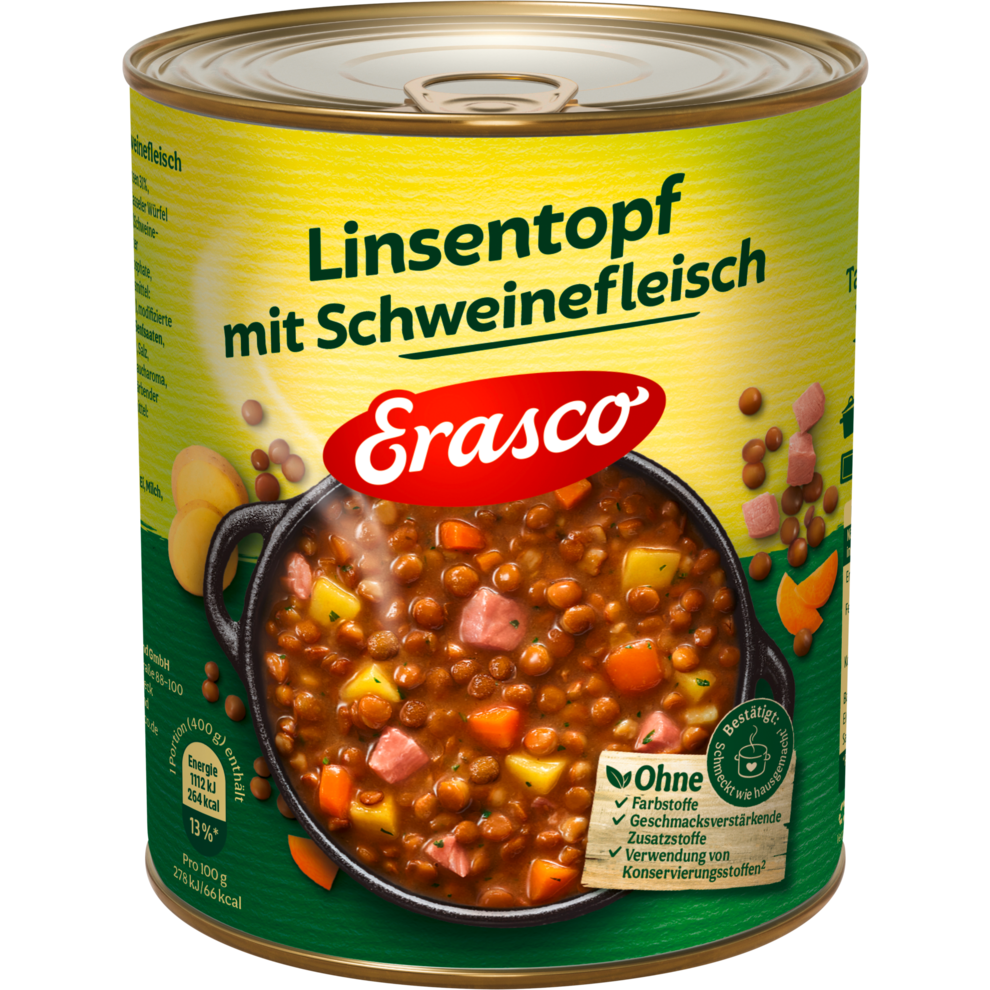 Erasco Linsentopf Schweinefleisch 800g
