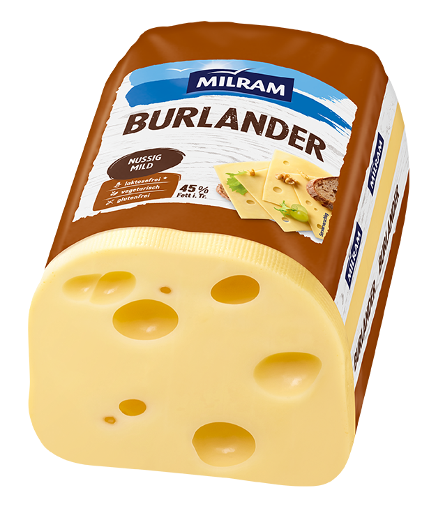 Milram Burlander mild-würzig 45% Vollfettstufe ca.3kg