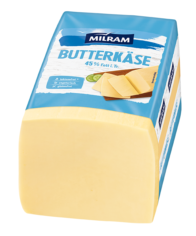 Milram Butterkäse 45% Vollfettstufe ca.3kg