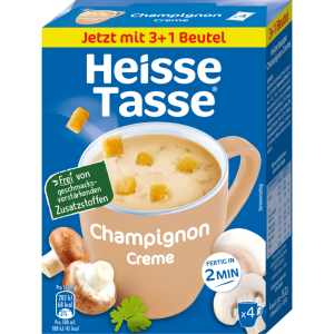 Heisse Tasse Champignoncreme 4ST für 600ml