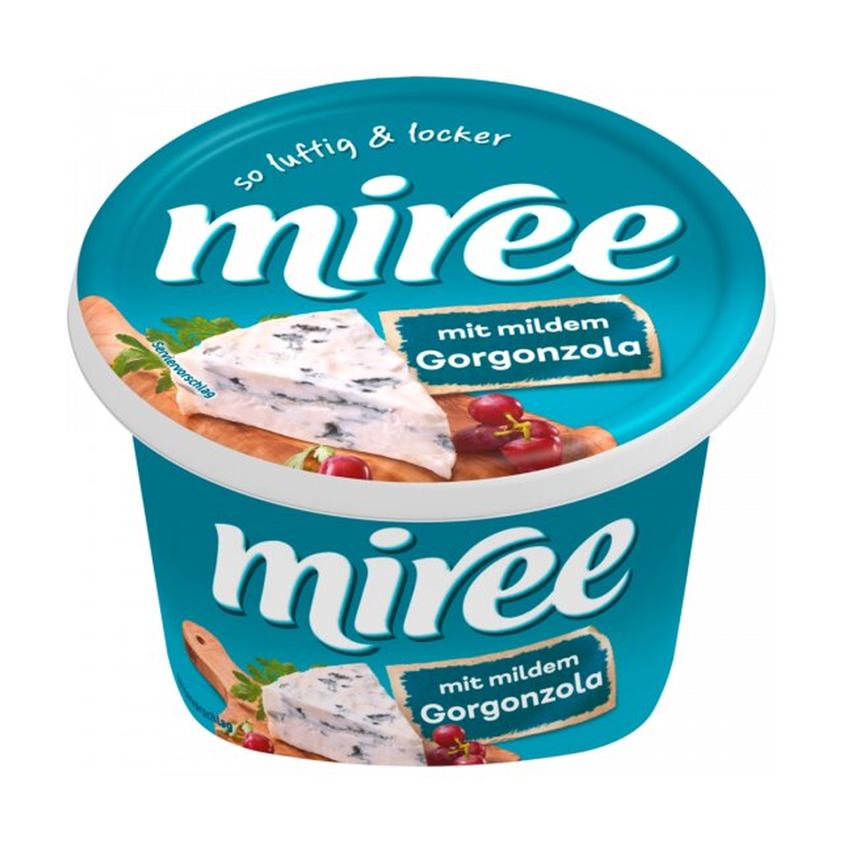 Miree Frischkäse mit milden Gorgonzola Doppelrahmstufe 150g