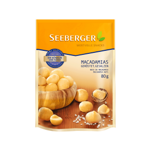 Seeberger Macadamia geröstet und gesalzen 80g