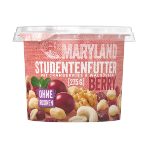 Maryland Смесь орехов и сухофруктов ягода 275g
