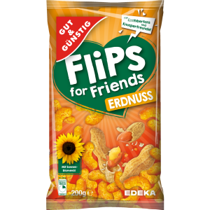 GUT&GÜNSTIG Erdnuss-Flips 200g