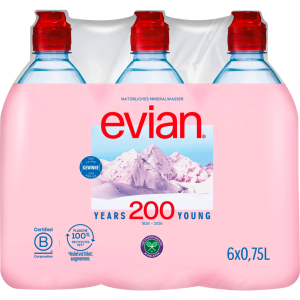 Evian Naturell 6x0,75l DPG