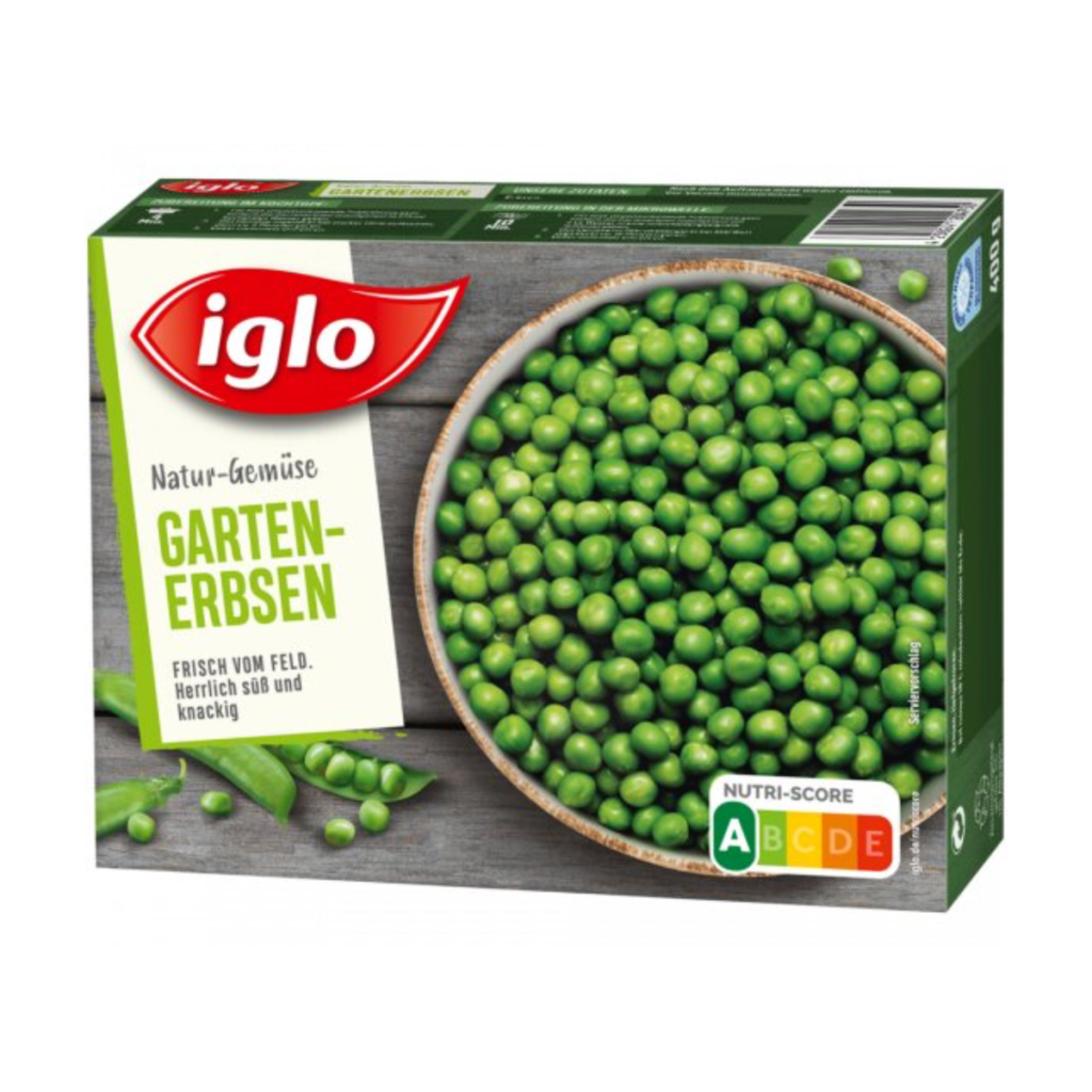 Iglo Feld Frisch Gartenerbsen 400g