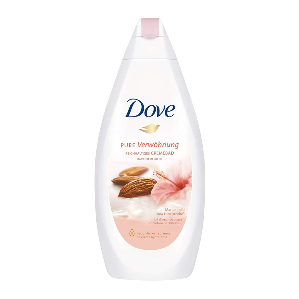 Dove Dove Reichhaltiges Cremebad Pure Verwöhnung Mandelmilch & Hibiskusduft 750ml