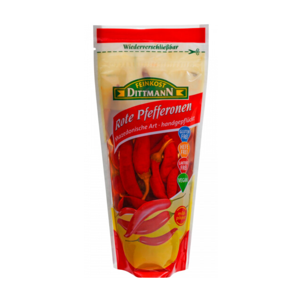 Feinkost Dittmann Rote Pfefferonen 250g
