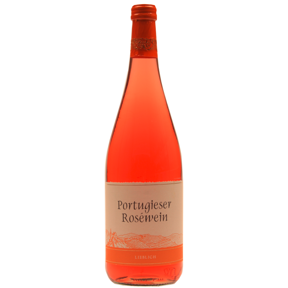 Portugieser Rosewein Landwein Rhein lieblich 1l