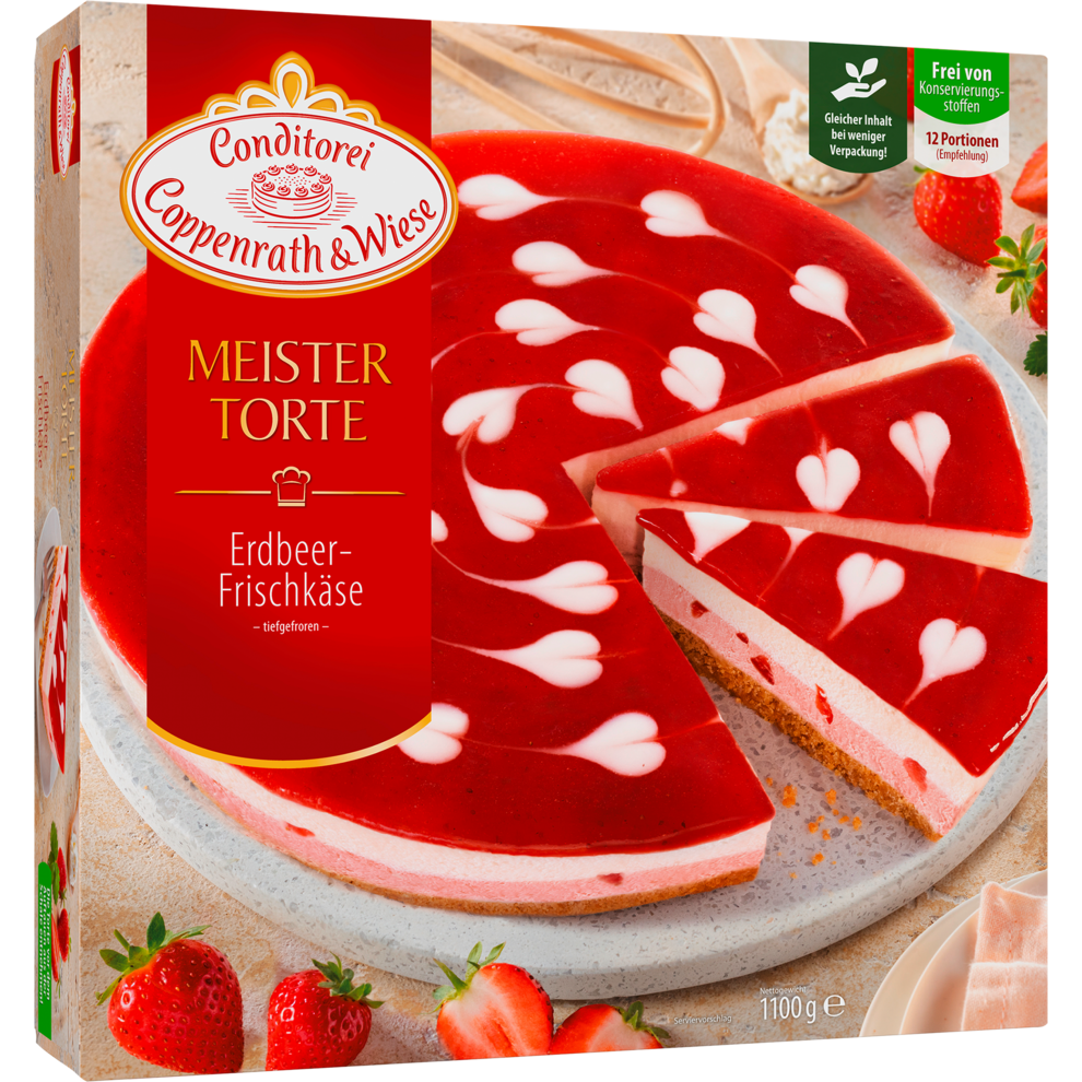 Coppenrath&Wiese Erdbeer-Frischkäse-Torte 1,1kg