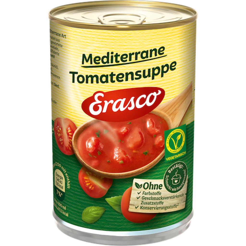 Erasco Mediterrane Tomatensuppe 390ml