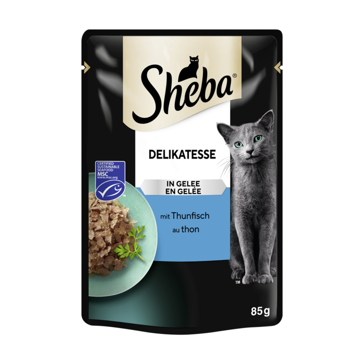 MSC Sheba Delikatesse in Gelee mit Thunfisch 85g