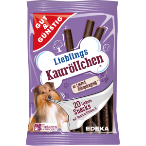 GUT&GÜNSTIG Kauröllchen Lamm+Reis 20ST 200g