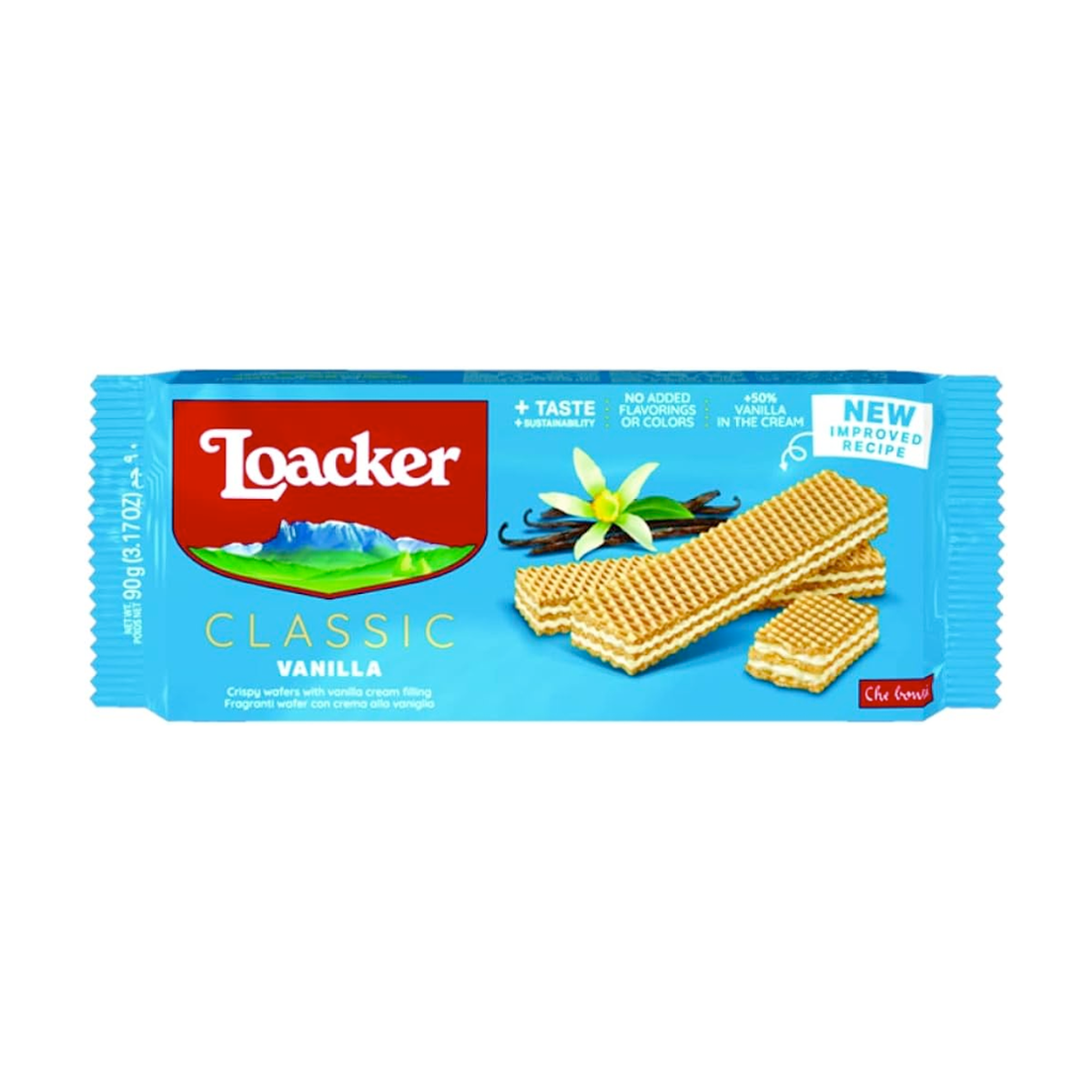 Loacker Classic Vanille Waffel 90g