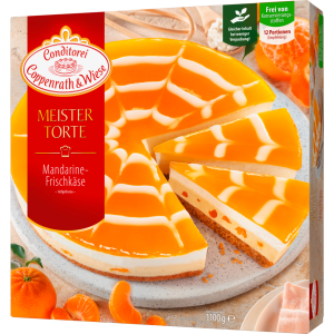 C&W Meistertorte Mandarine Frischkäse 1100g