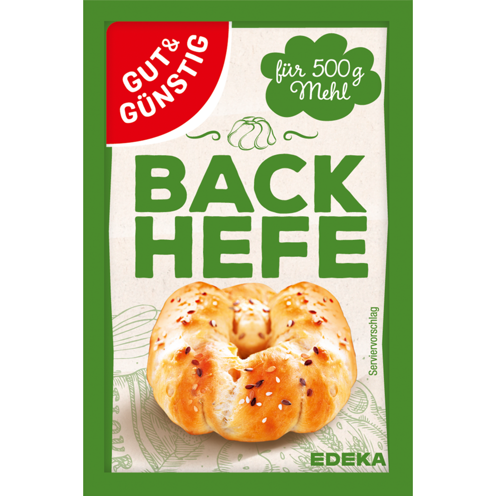 GUT&GÜNSTIG Trockenbackhefe 6ST