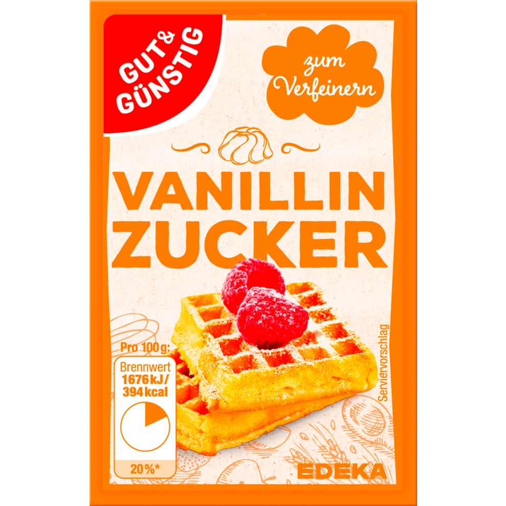 GUT&GÜNSTIG Vanillinzucker 15x8g