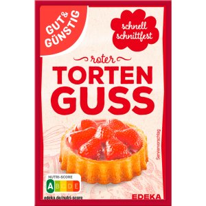 GUT&GÜNSTIG Tortenguss rot für 6x250ml
