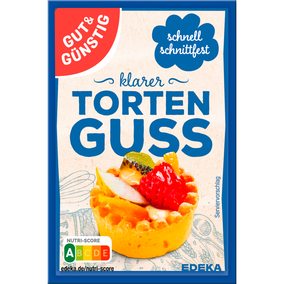 GUT&GÜNSTIG Tortenguss klar für 6x250ml