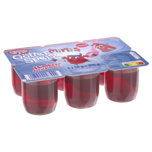 Dr.Oetker Götterspeise Minis Himbeer-Geschmack 6x50g