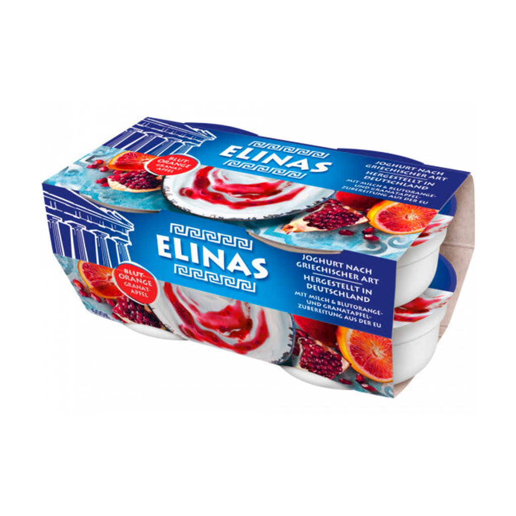 Hochwald Elinas Griechischer Joghurt Blutorange-Granatapfel 4x150g