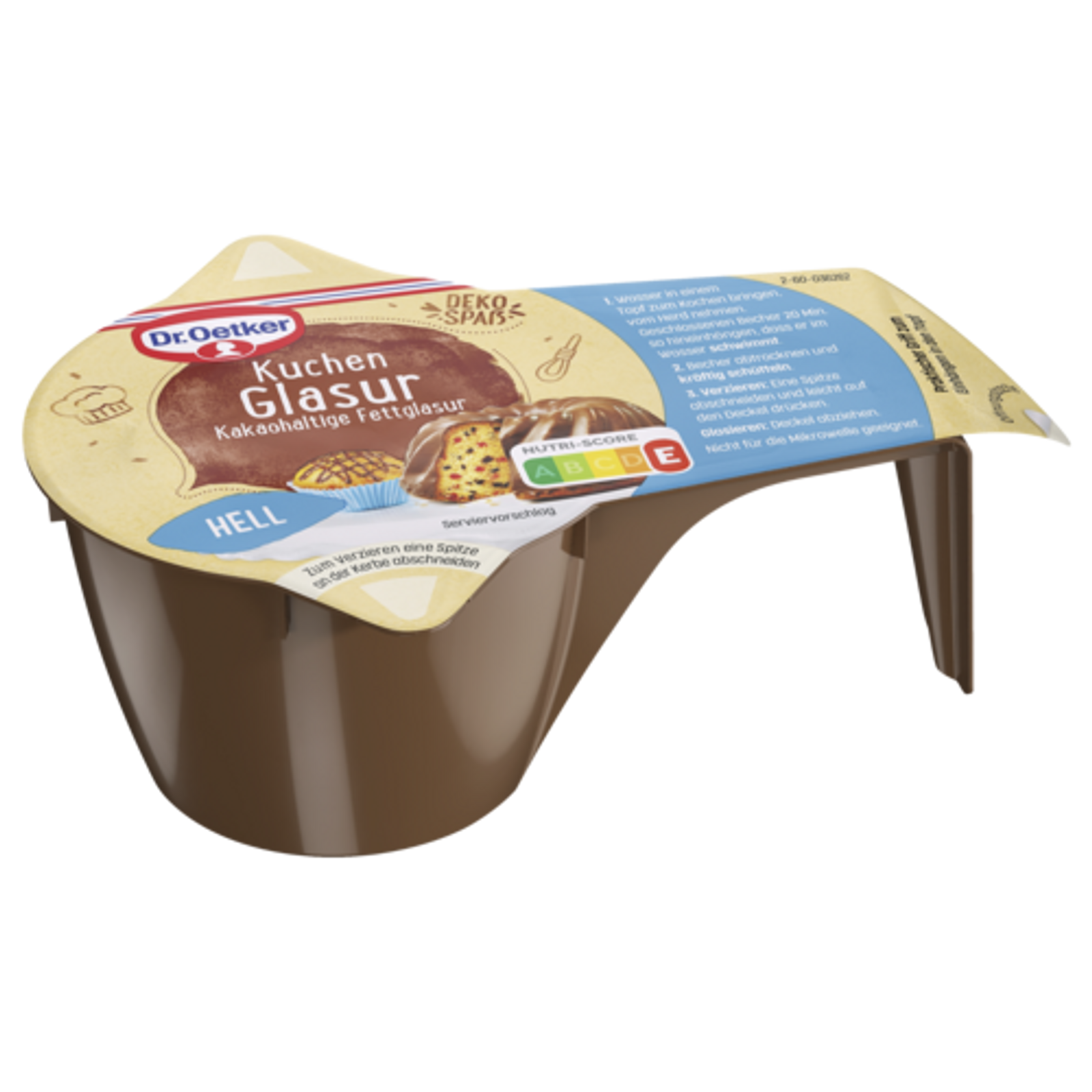 Dr.Oetker Becherglasur Hell 125g