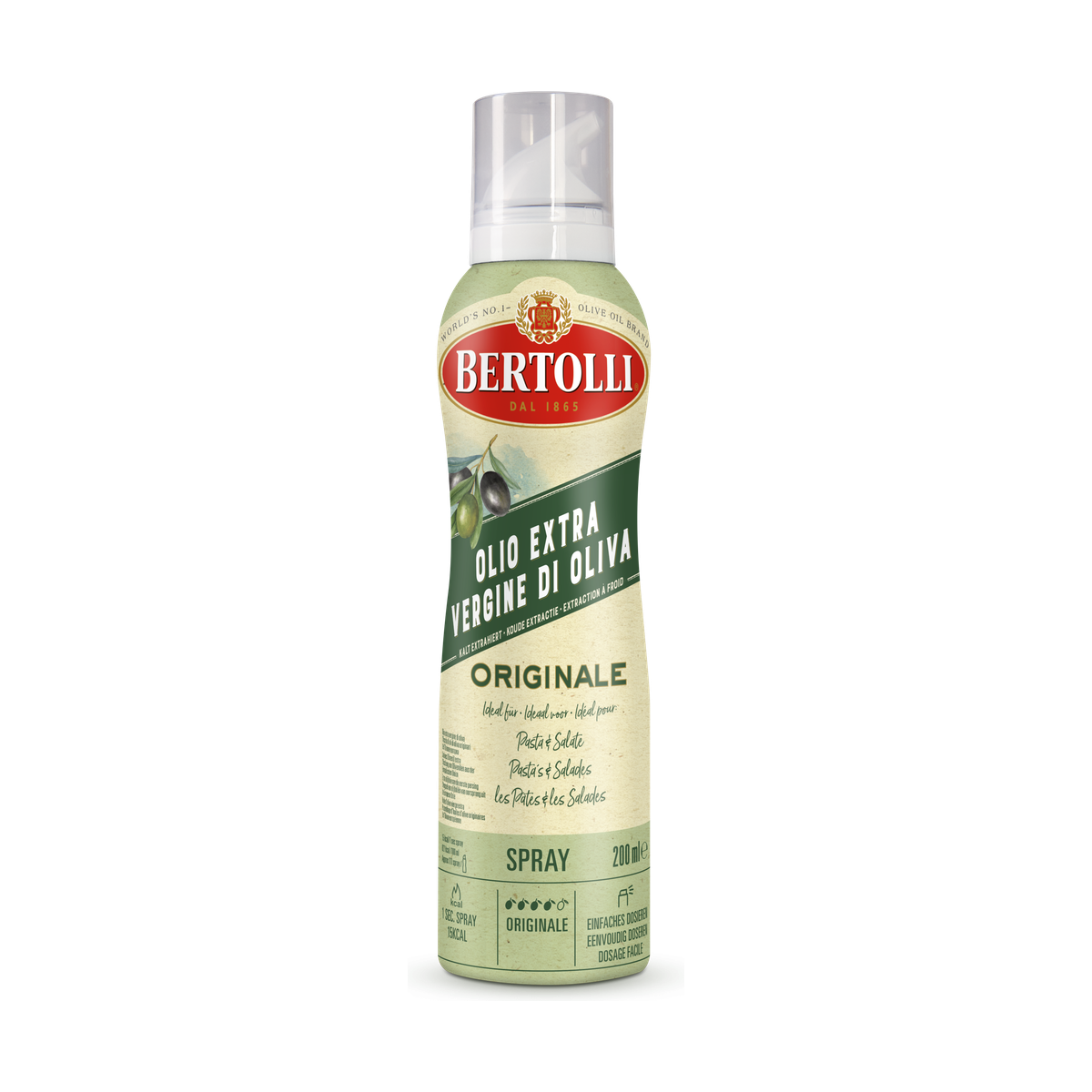 BERTOLLI Spray Originale Extra Vergine Olivenöl 0,2l